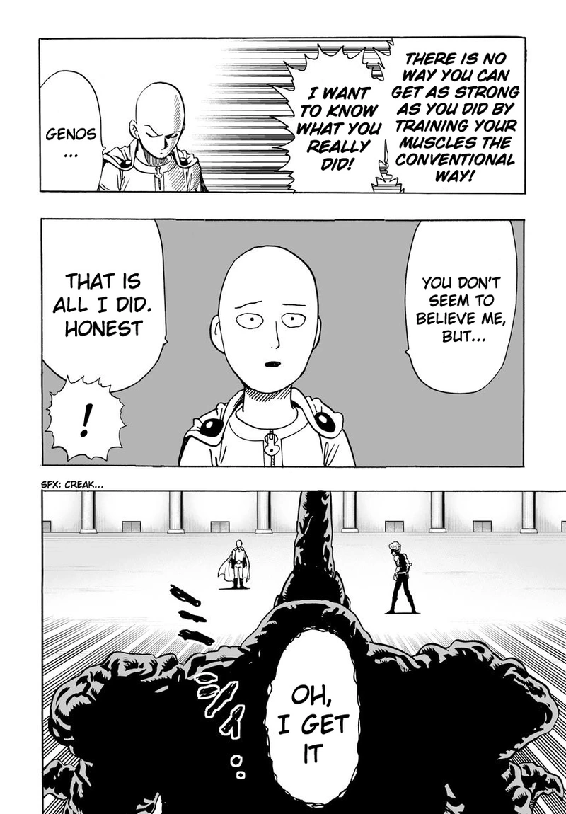One Punch Man Manga Chapter 11 page 12 - The Key To His Power