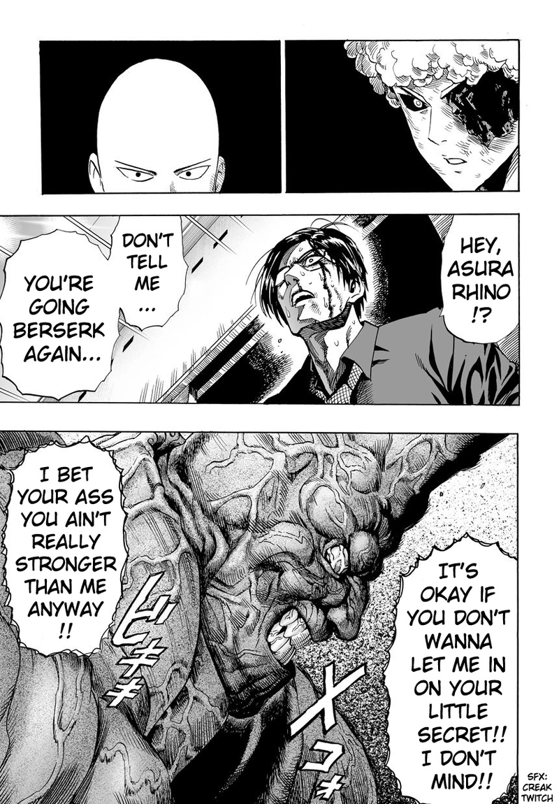 One Punch Man Manga Chapter 11 page 13 - The Key To His Power