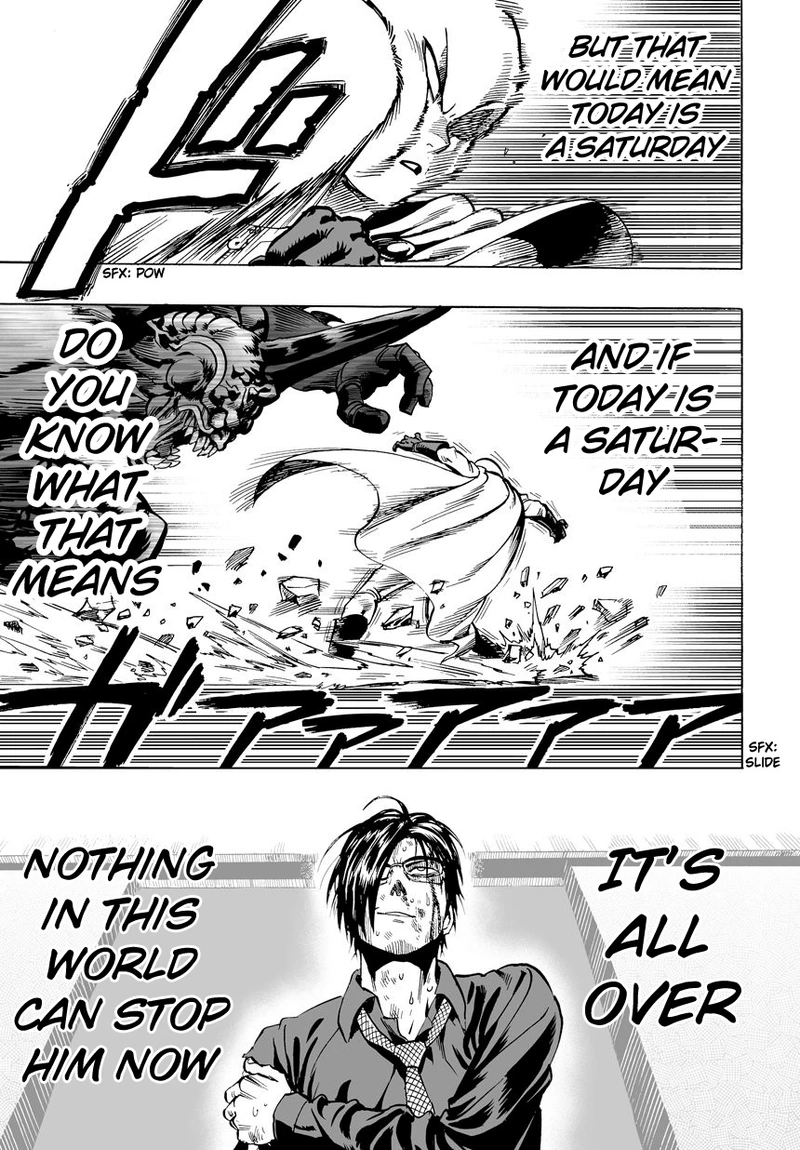 One Punch Man Manga Chapter 11 page 20 - The Key To His Power