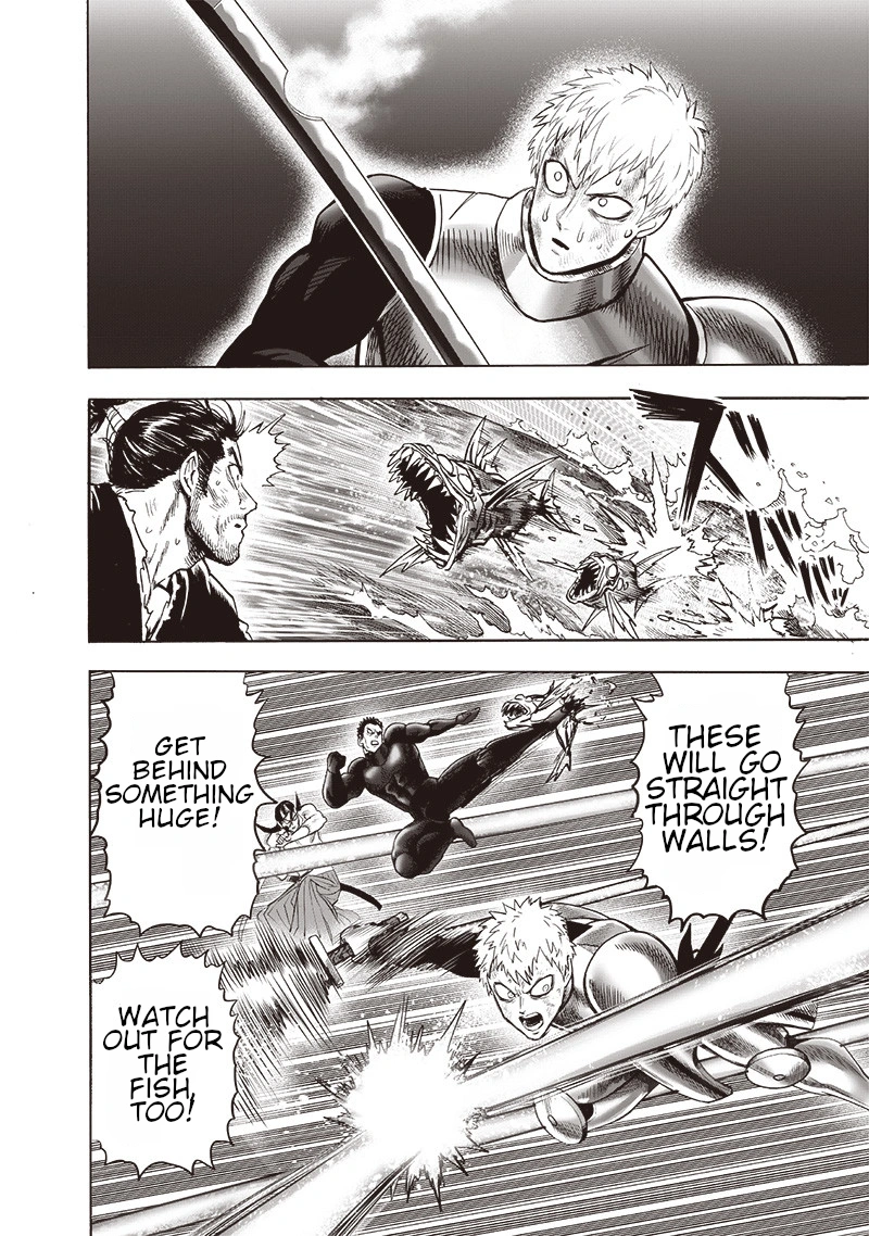 One Punch Man Manga Chapter 110 page 12 - Right Here
