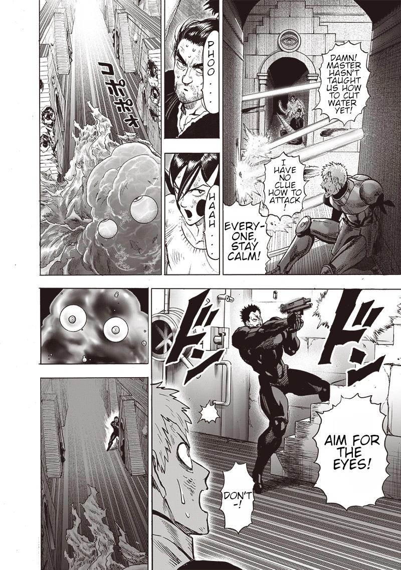One Punch Man Manga Chapter 110 page 14 - Right Here
