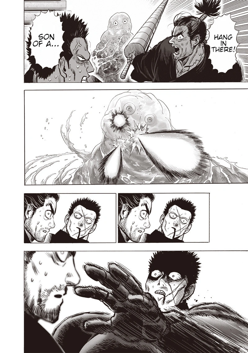 One Punch Man Manga Chapter 110 page 16 - Right Here