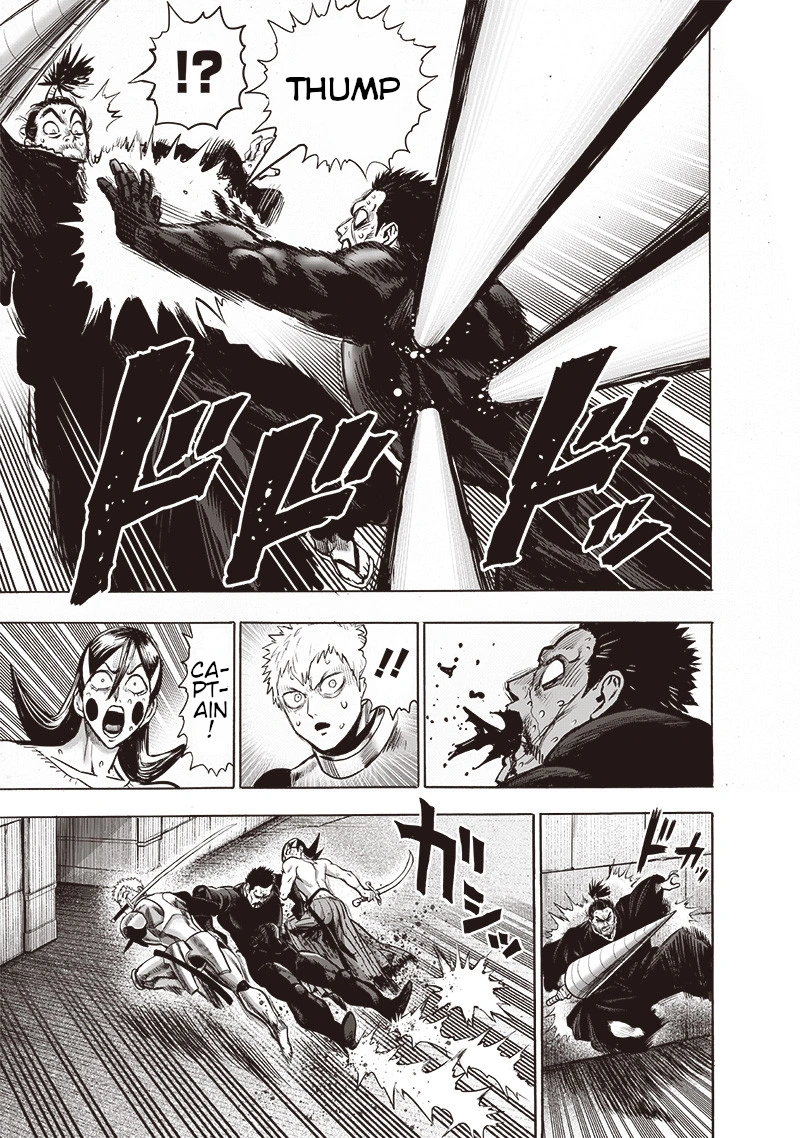 One Punch Man Manga Chapter 110 page 17 - Right Here