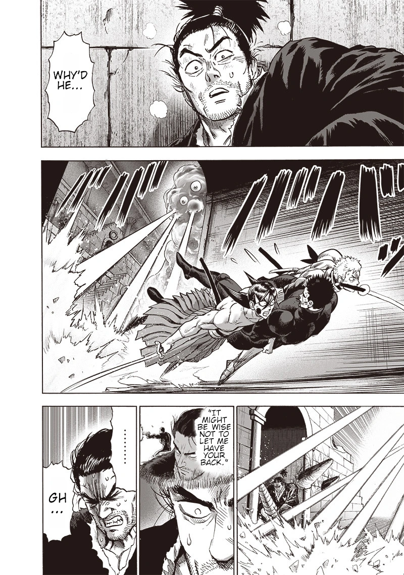 One Punch Man Manga Chapter 110 page 18 - Right Here