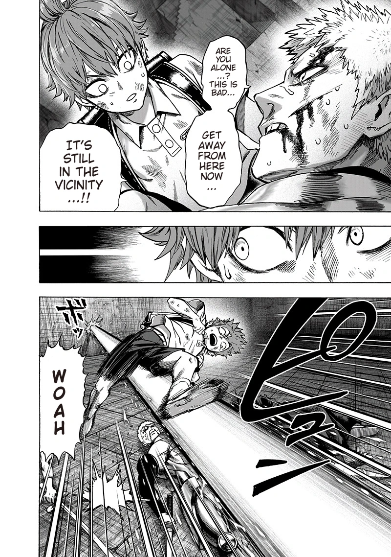 One Punch Man Manga Chapter 121 page 14 - Broken