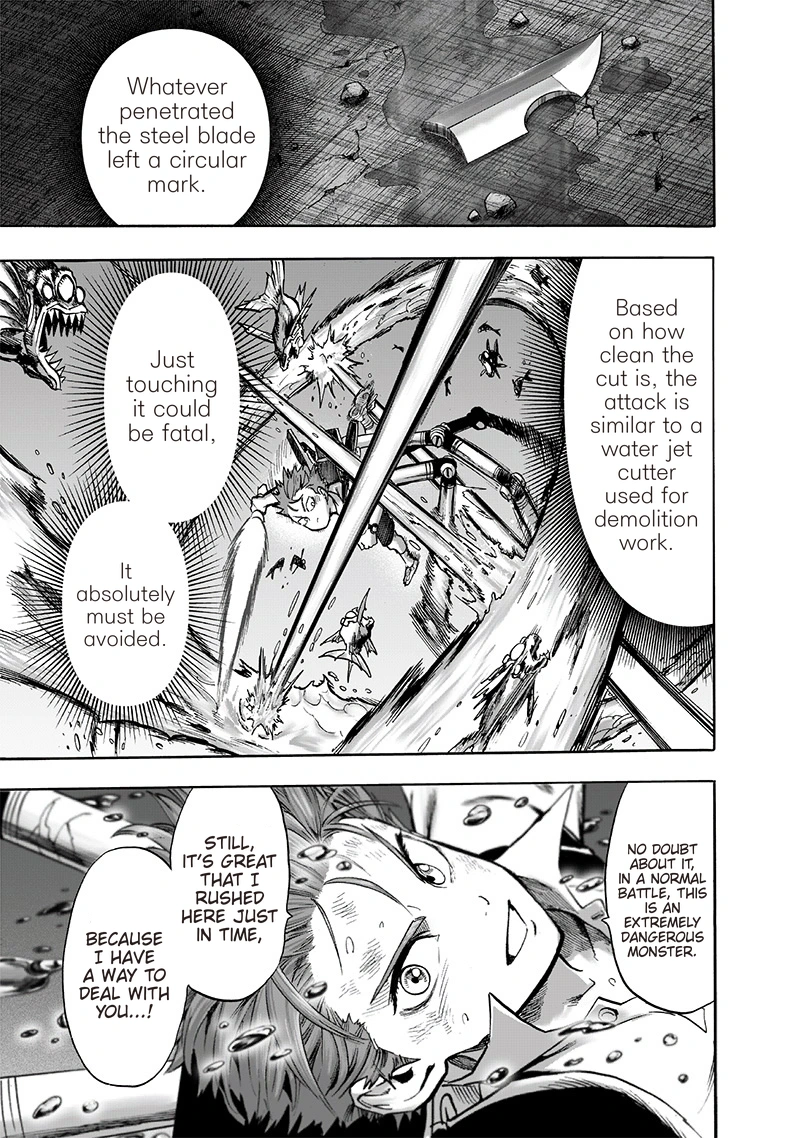 One Punch Man Manga Chapter 121 page 19 - Broken