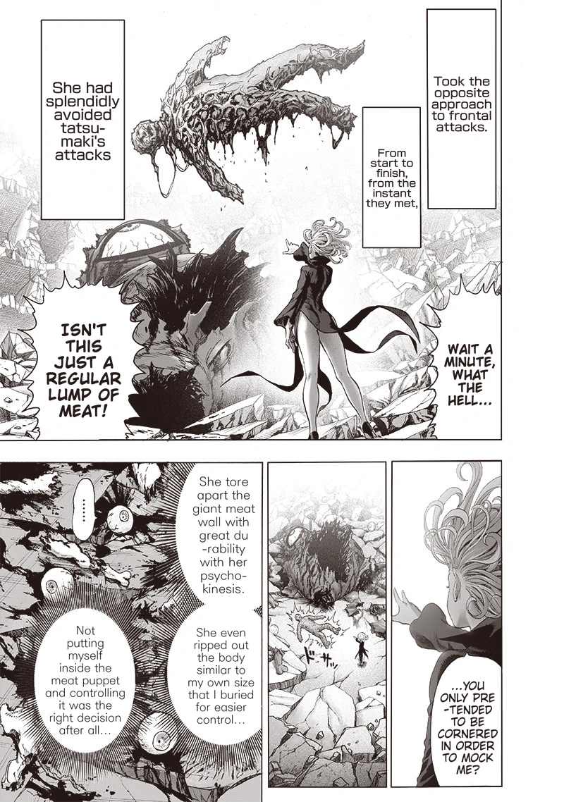One Punch Man Manga Chapter 123 page 15 - Real Form