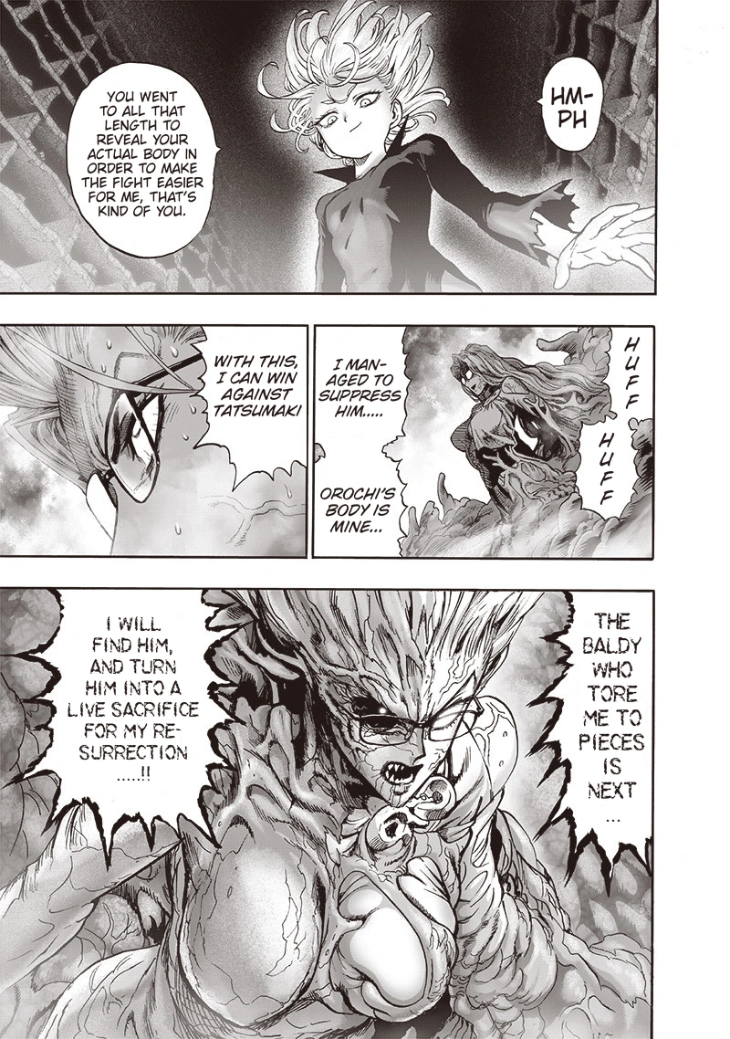 One Punch Man Manga Chapter 128 page 12 - Invasive Touch