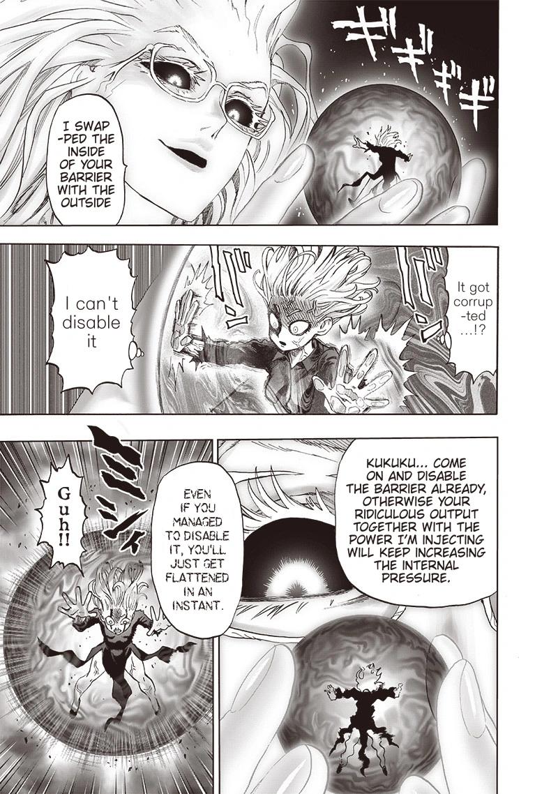 One Punch Man Manga Chapter 128 page 18 - Invasive Touch