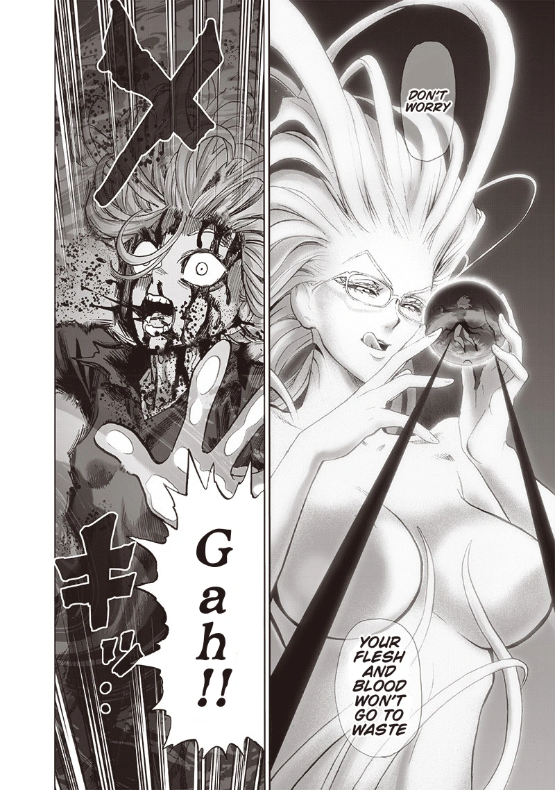 One Punch Man Manga Chapter 128 page 19 - Invasive Touch