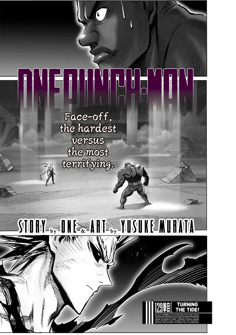 One Punch Man Manga Chapter 129 page 1 - Turn Over!