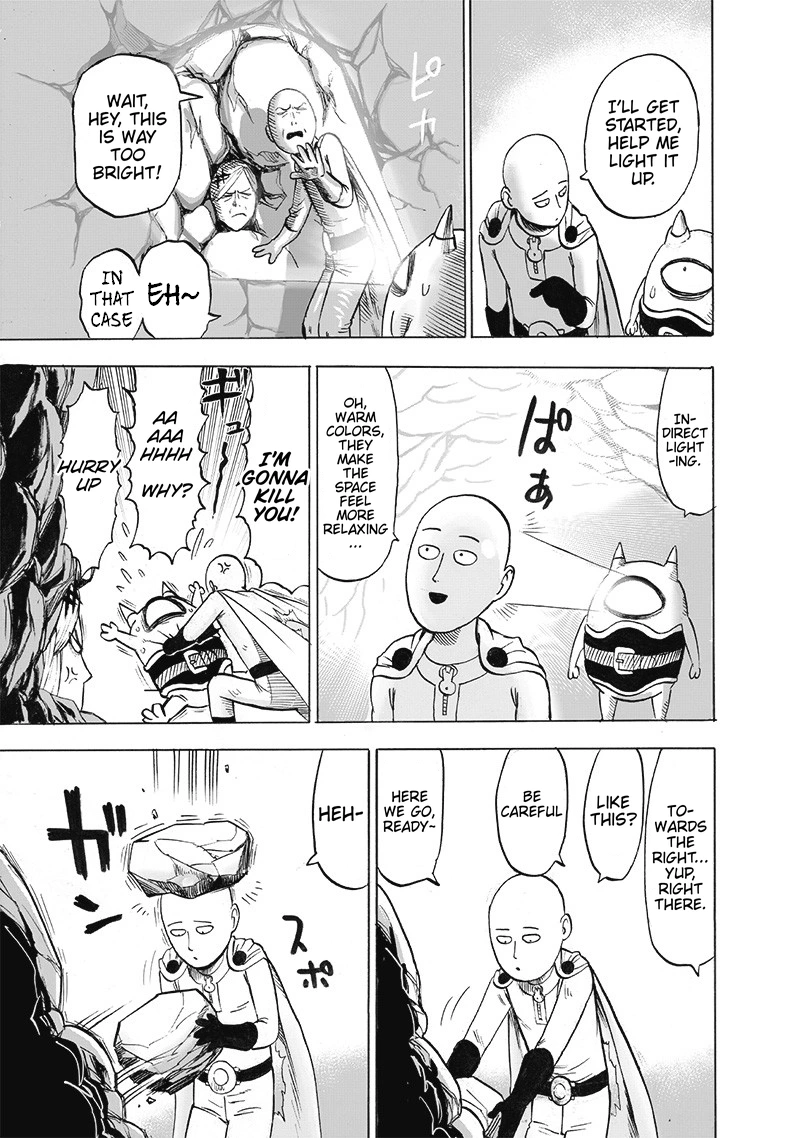 One Punch Man Manga Chapter 131 page 22 - Won't Lose!