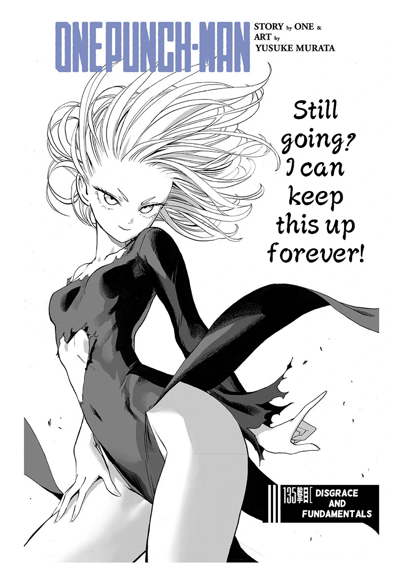 One Punch Man Manga Chapter 135 page 1 - Disgrace and Fundamentals