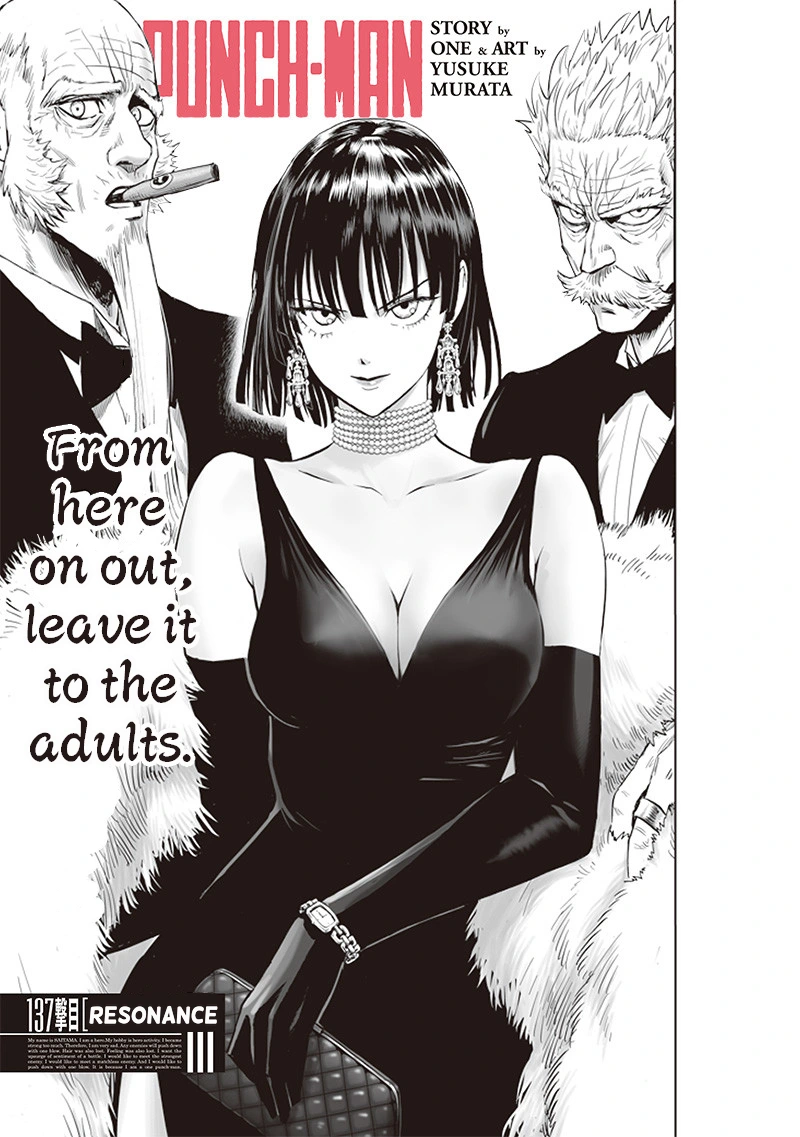 One Punch Man Manga Chapter 137 page 1 - Resonance