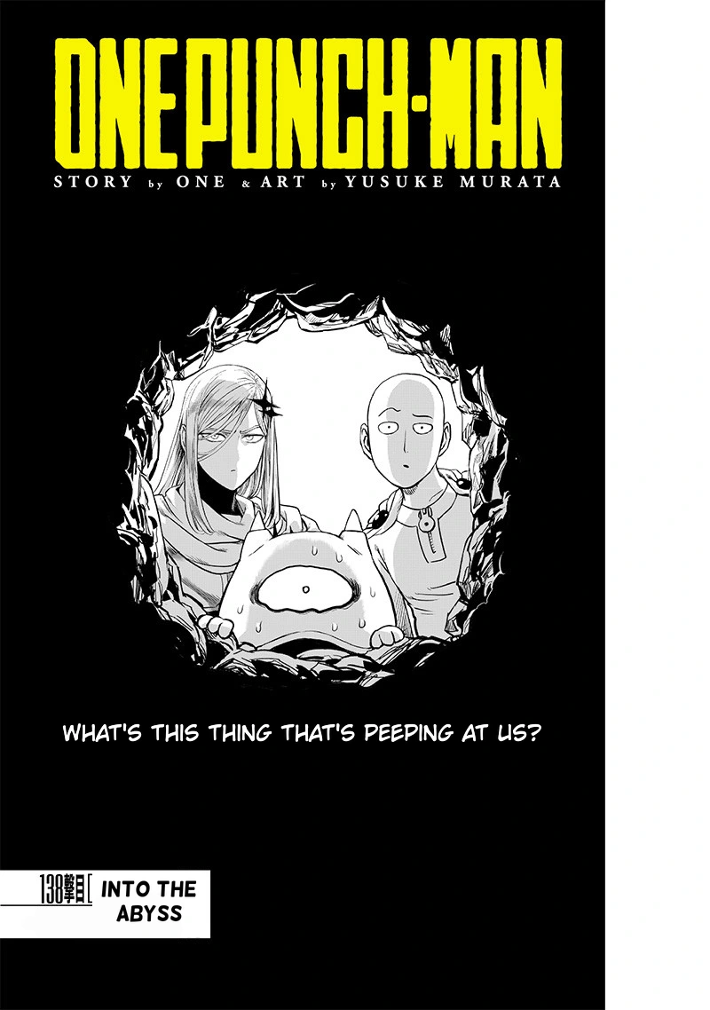 One Punch Man Manga Chapter 138 page 1 - Into the Abyss