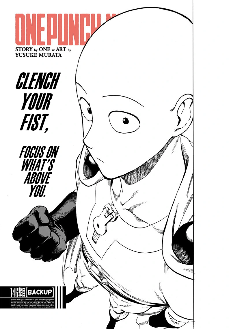 One Punch Man Manga Chapter 146 page 1 - Backup