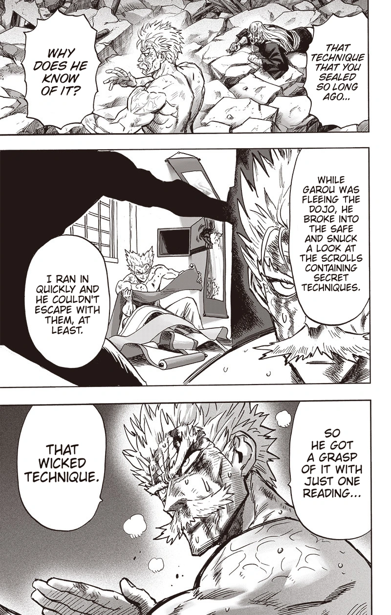 One Punch Man Manga Chapter 150 page 6 - Master and Disciple