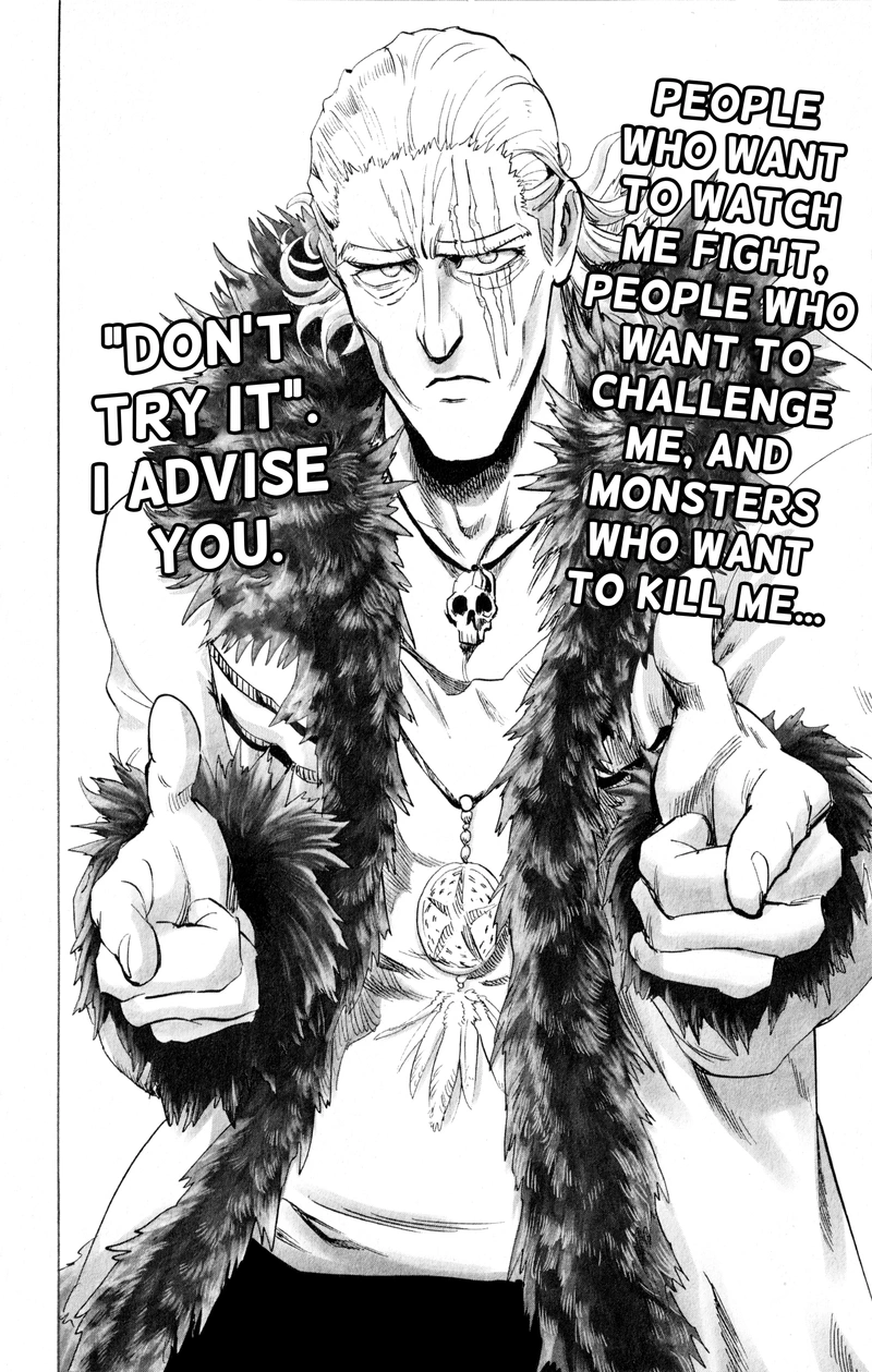 One Punch Man Manga Chapter 151.5 page 5 - The Style Of A King | Volume 30 Extras