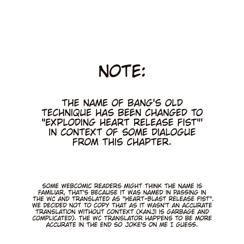 One Punch Man Manga Chapter 153 page 3 - Forfeit