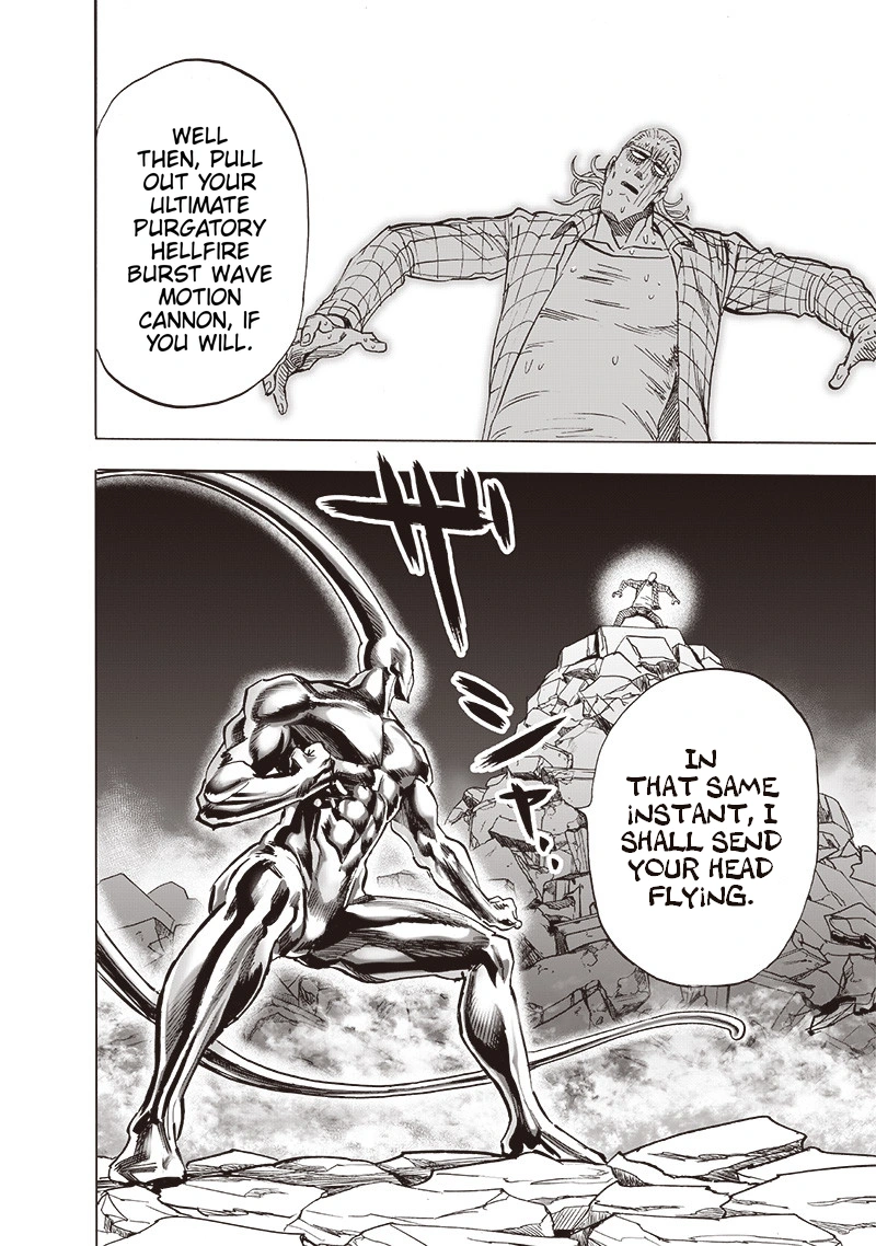 One Punch Man Manga Chapter 154 page 13 - Ultimate Purgatory Hellfire Burst Wave-Motion Cannon