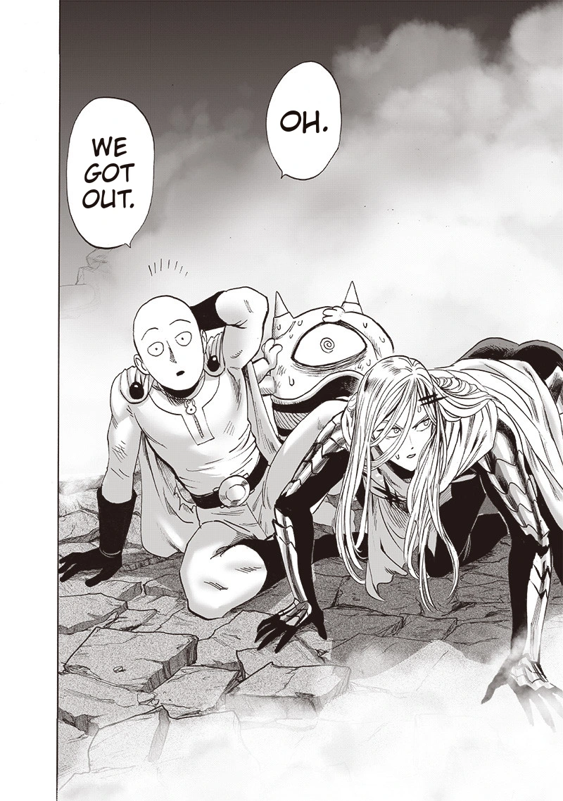 One Punch Man Manga Chapter 154 page 34 - Ultimate Purgatory Hellfire Burst Wave-Motion Cannon