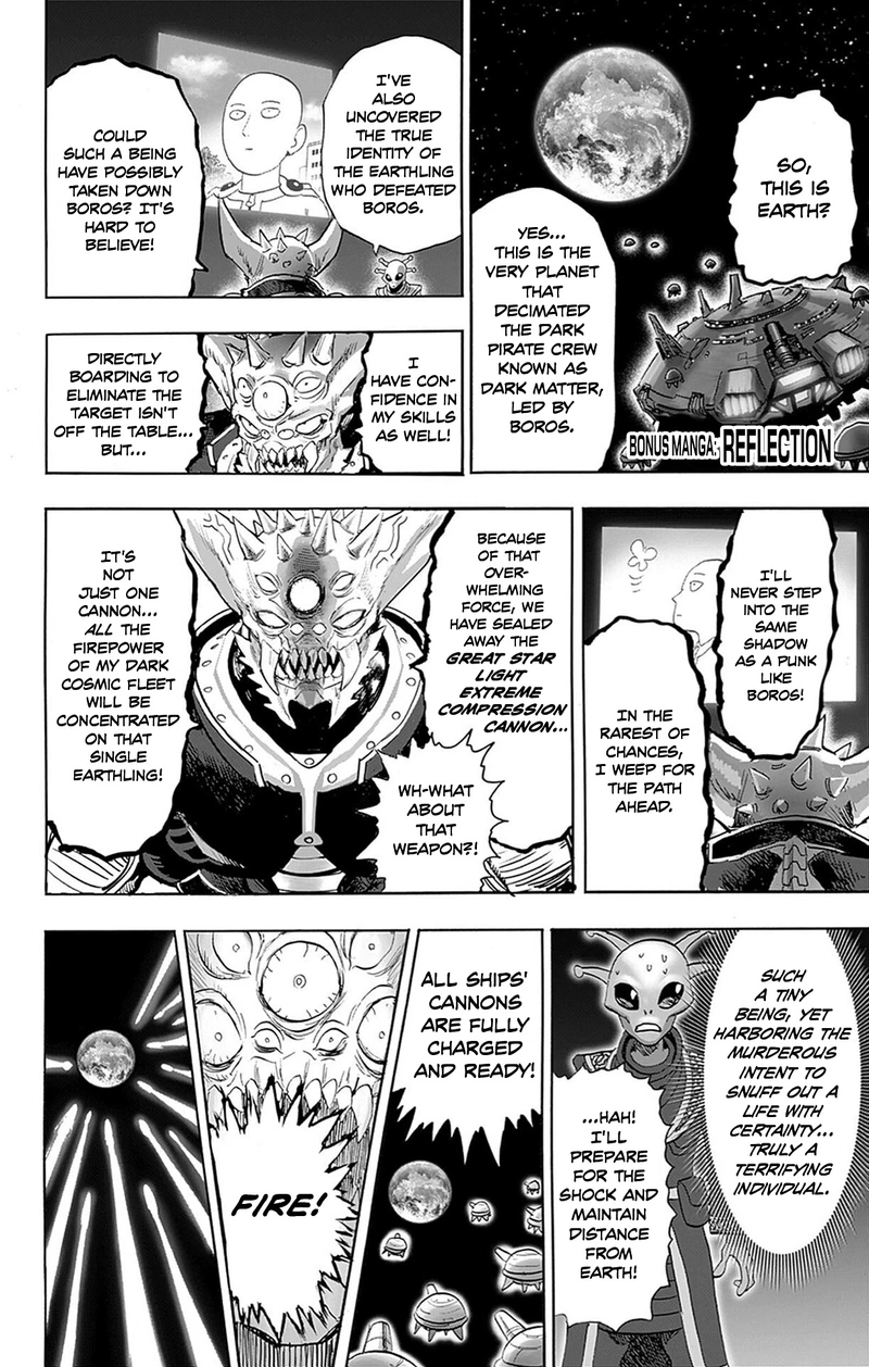 One Punch Man Manga Chapter 162.5 page 4 - Reflection | Volume 32 Extras