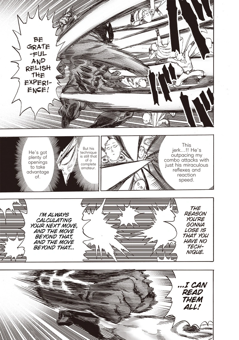 One Punch Man Manga Chapter 163 page 13 - Tougher Than a Mountain