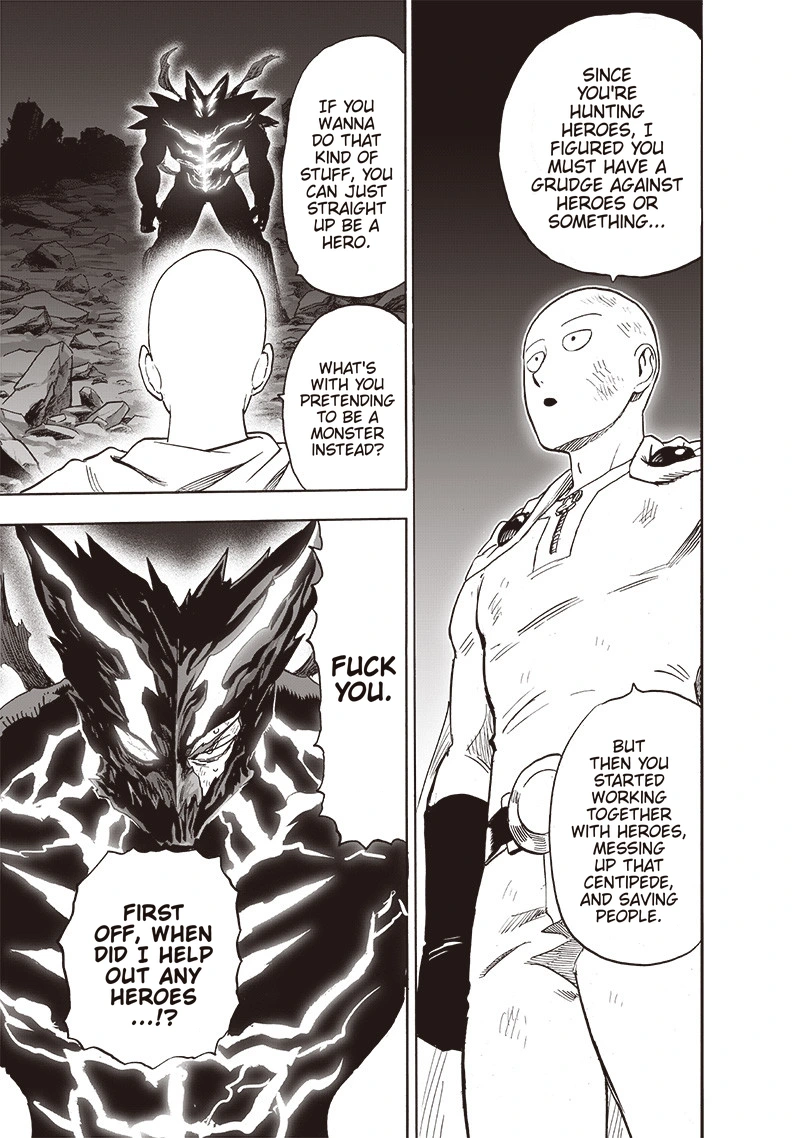 One Punch Man Manga Chapter 163 page 4 - Tougher Than a Mountain