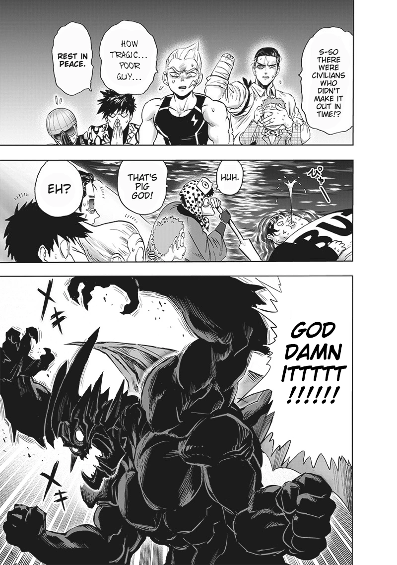 One Punch Man Manga Chapter 164 page 4 - The Abominable Fist That Turned Against God
