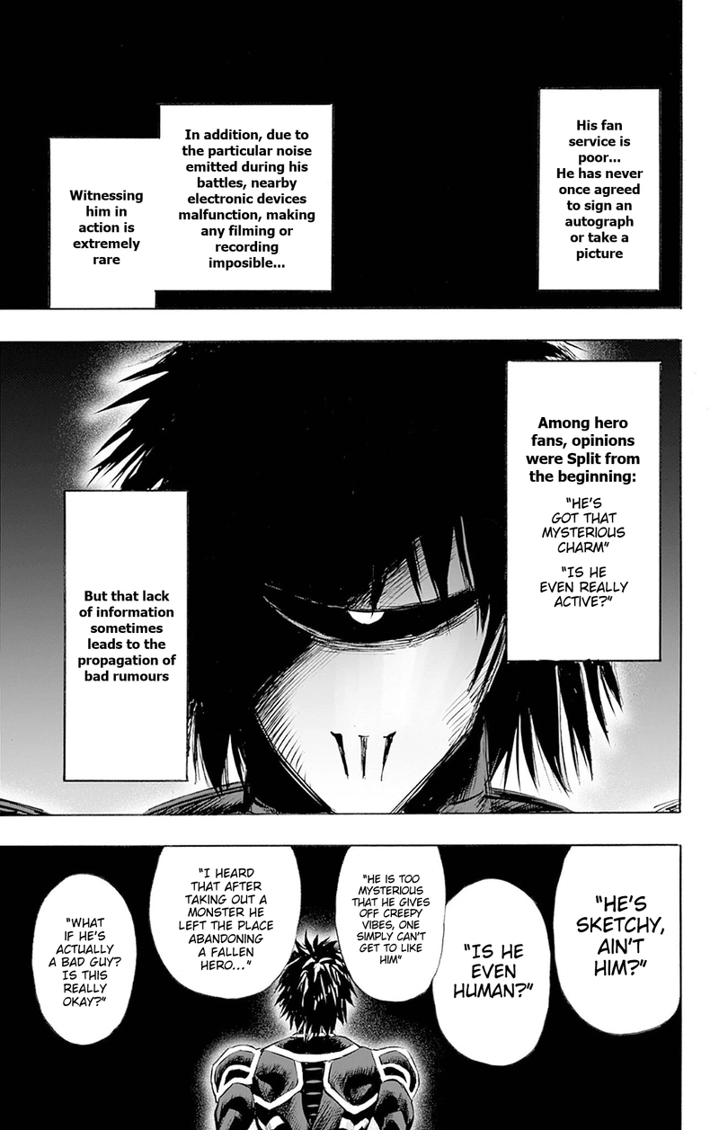 One Punch Man Manga Chapter 166.5 page 10 - Rumors About Drive Knight | Volume 33 Extras