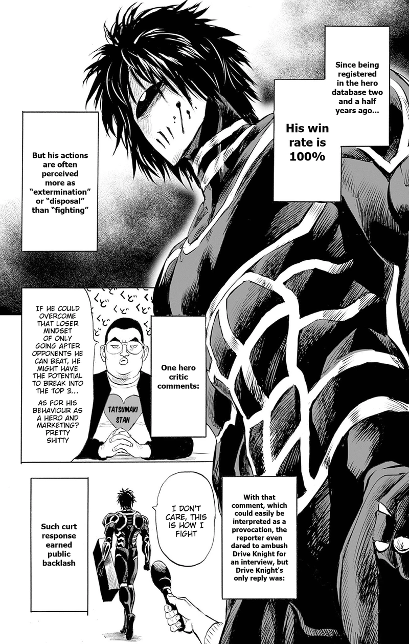 One Punch Man Manga Chapter 166.5 page 9 - Rumors About Drive Knight | Volume 33 Extras