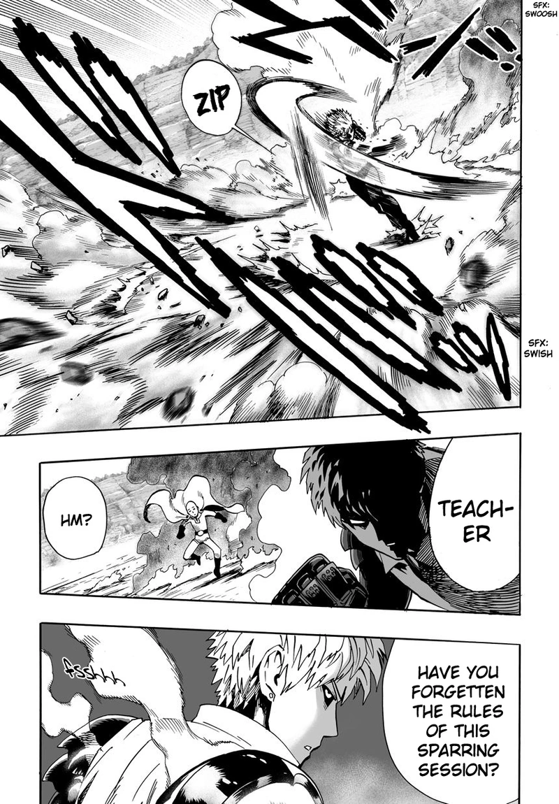 One Punch Man Manga Chapter 17 page 37 - Sparring