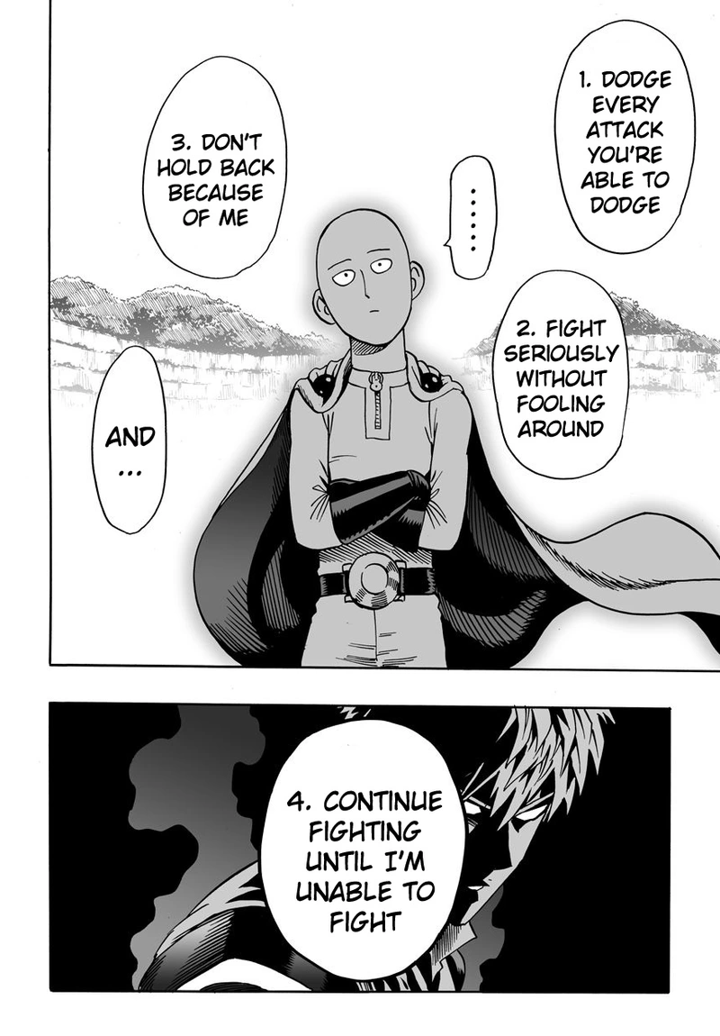 One Punch Man Manga Chapter 17 page 38 - Sparring
