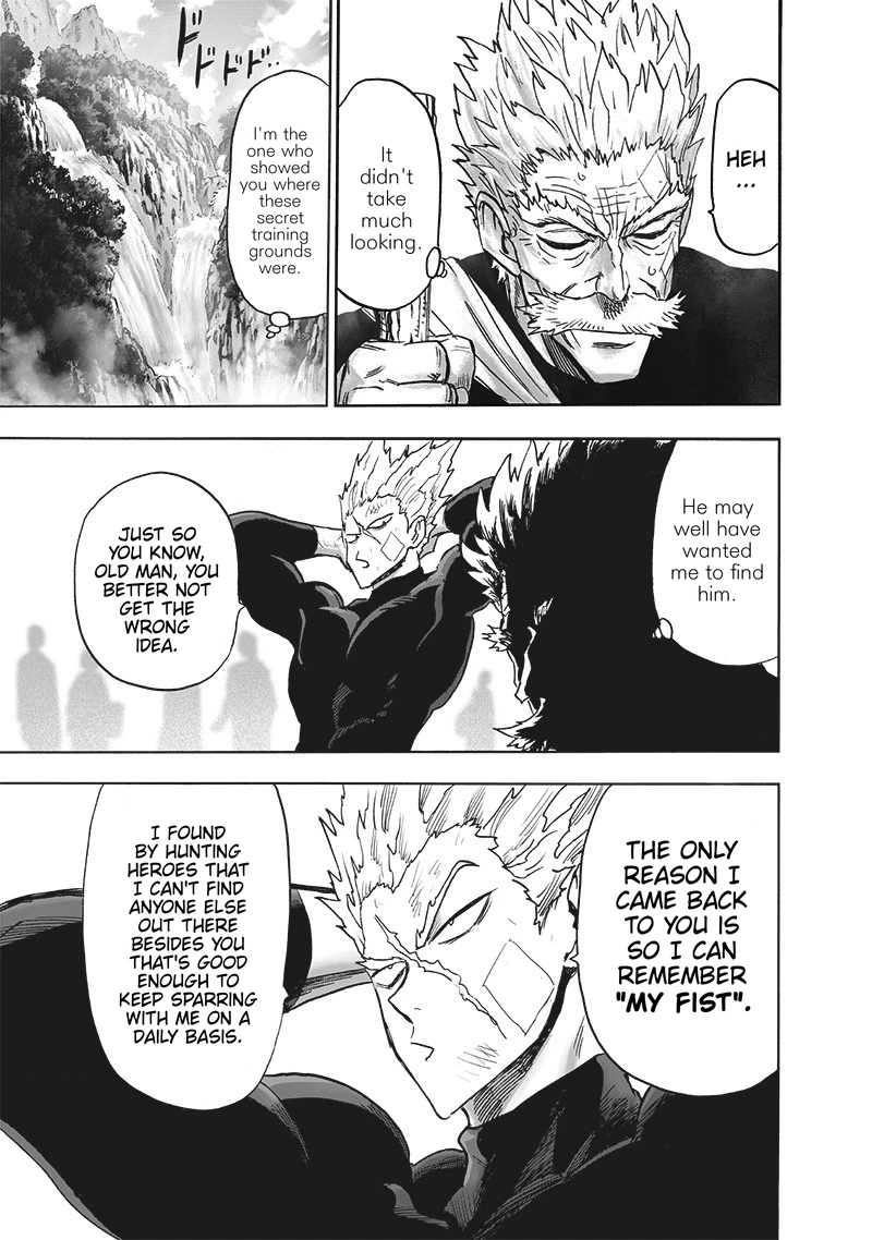 One Punch Man Manga Chapter 170 page 11 - What was Gained