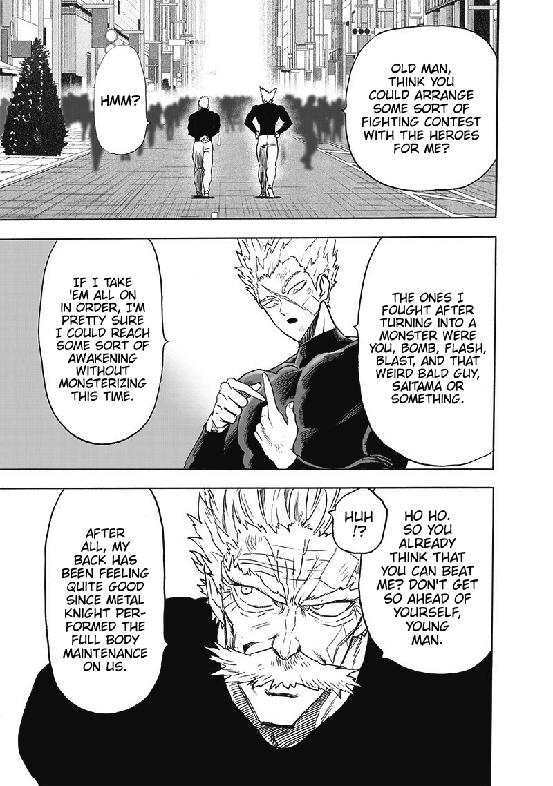 One Punch Man Manga Chapter 170 page 17 - What was Gained