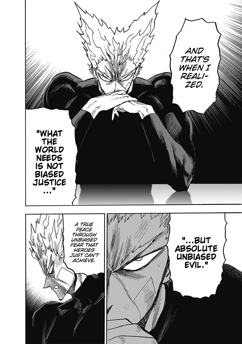 One Punch Man Manga Chapter 170 page 4 - What was Gained