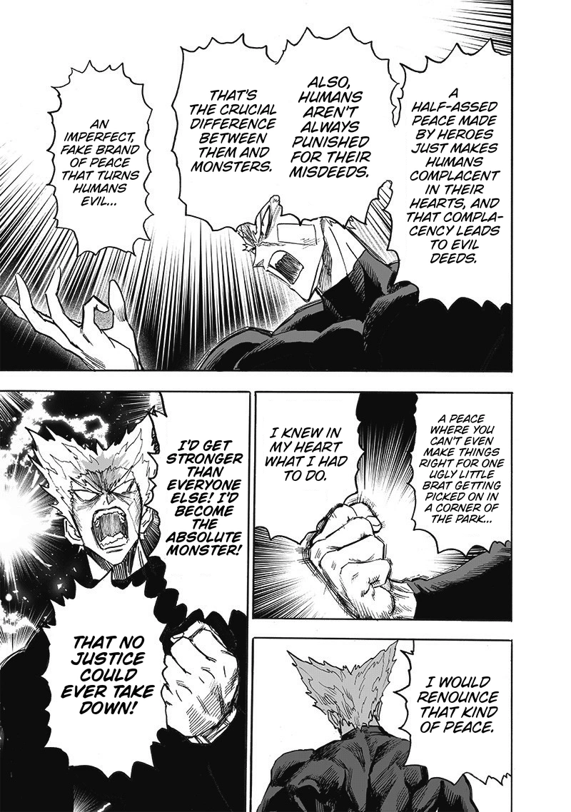 One Punch Man Manga Chapter 170 page 5 - What was Gained