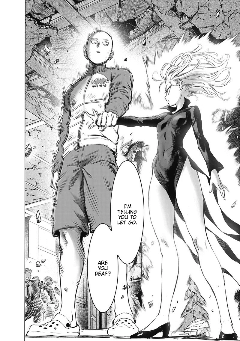 One Punch Man Manga Chapter 178 page 9 - Do it outside