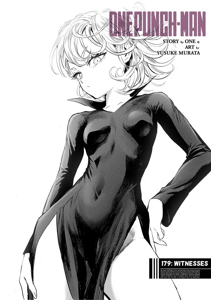 One Punch Man Manga Chapter 179 page 1 - Witnesses