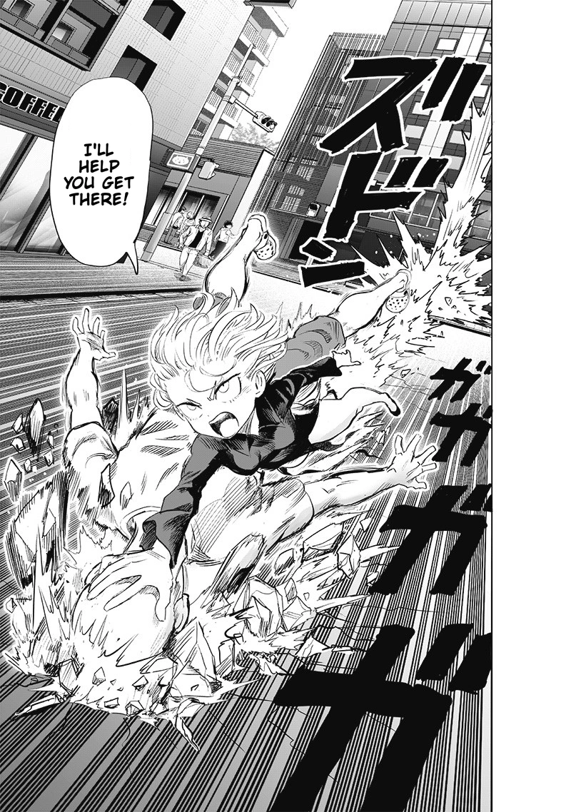 One Punch Man Manga Chapter 181 page 8 - Scalp Friction