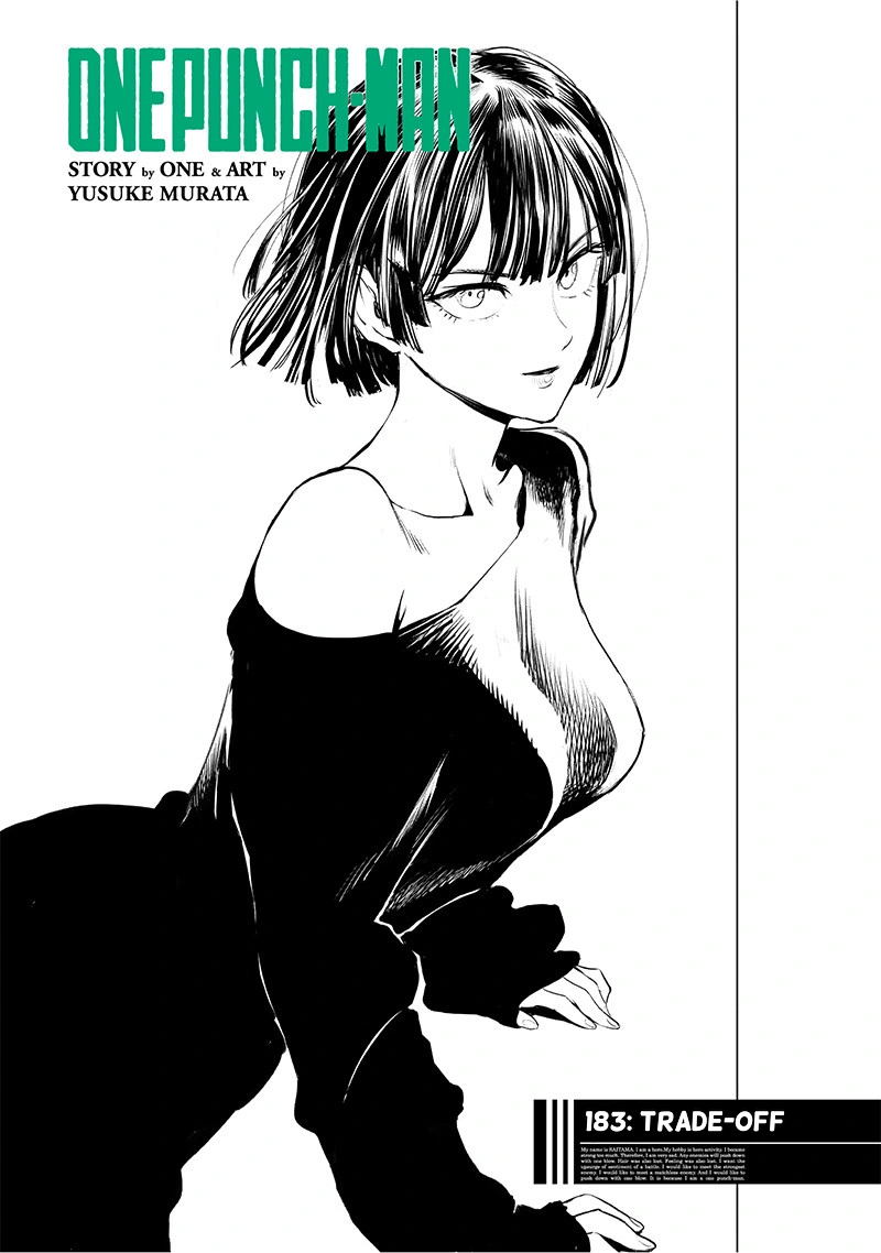One Punch Man Manga Chapter 183 page 1 - Trade-Off