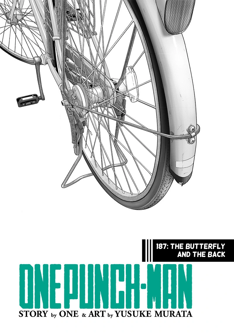 One Punch Man Manga Chapter 187 page 1 - The Butterfly and The Back