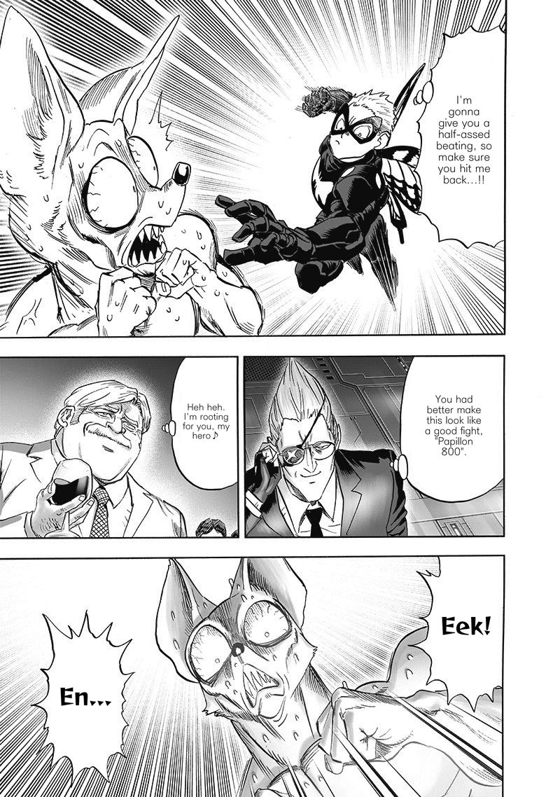 One Punch Man Manga Chapter 187 page 10 - The Butterfly and The Back