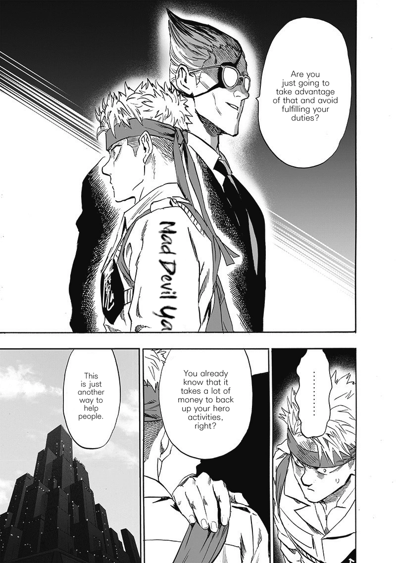 One Punch Man Manga Chapter 187 page 16 - The Butterfly and The Back