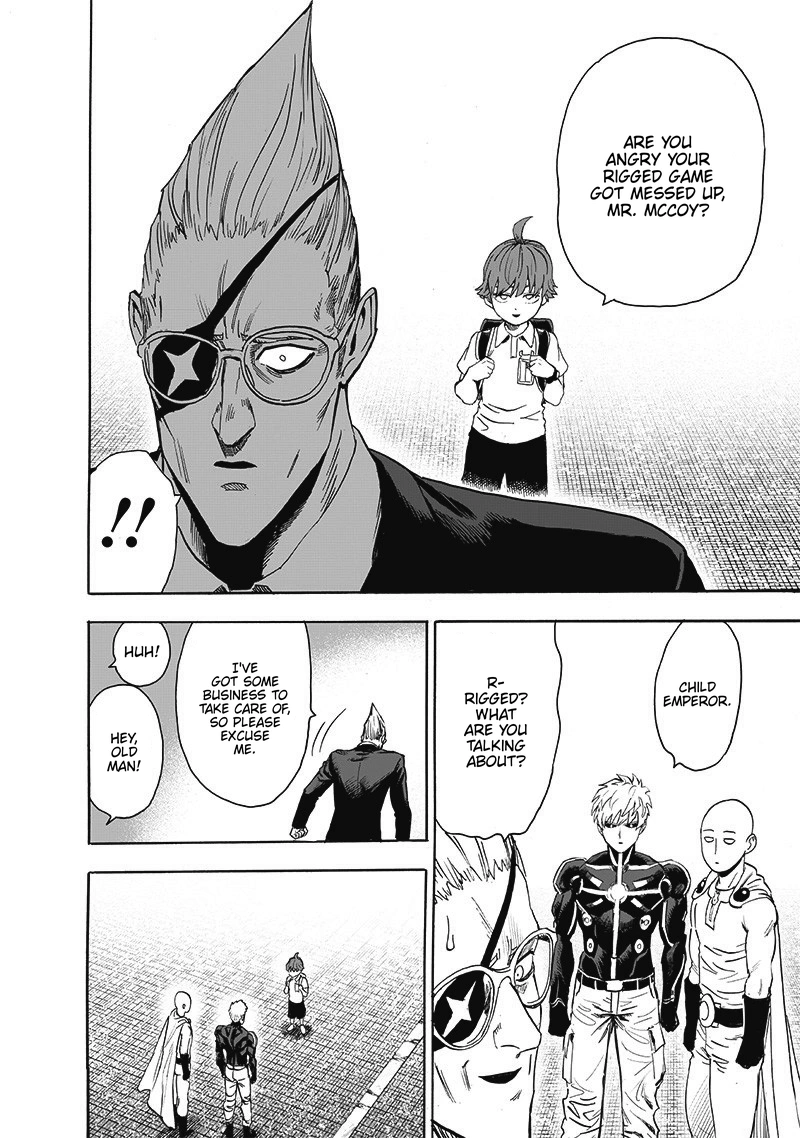 One Punch Man Manga Chapter 187 page 32 - The Butterfly and The Back
