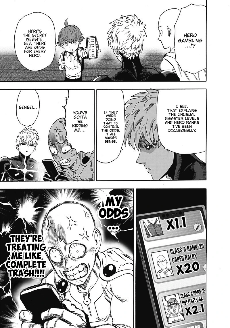 One Punch Man Manga Chapter 187 page 33 - The Butterfly and The Back