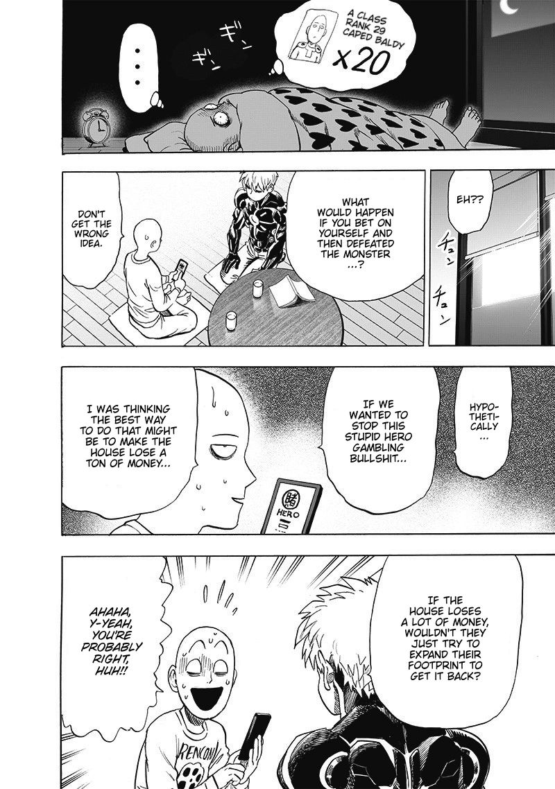 One Punch Man Manga Chapter 187 page 38 - The Butterfly and The Back