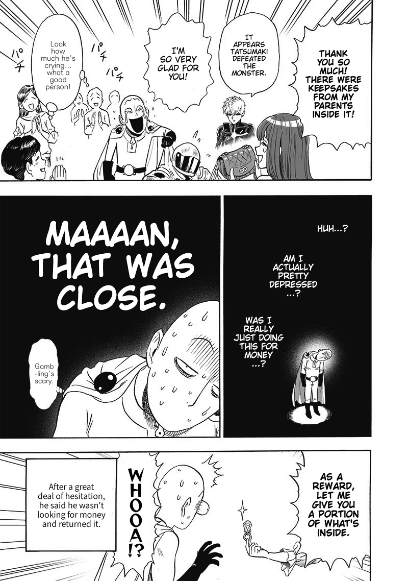 One Punch Man Manga Chapter 187 page 41 - The Butterfly and The Back