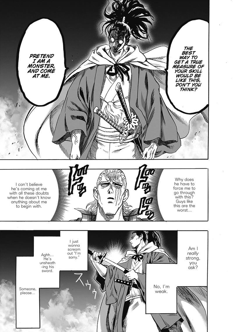 One Punch Man Manga Chapter 189 page 8 - Blade Test