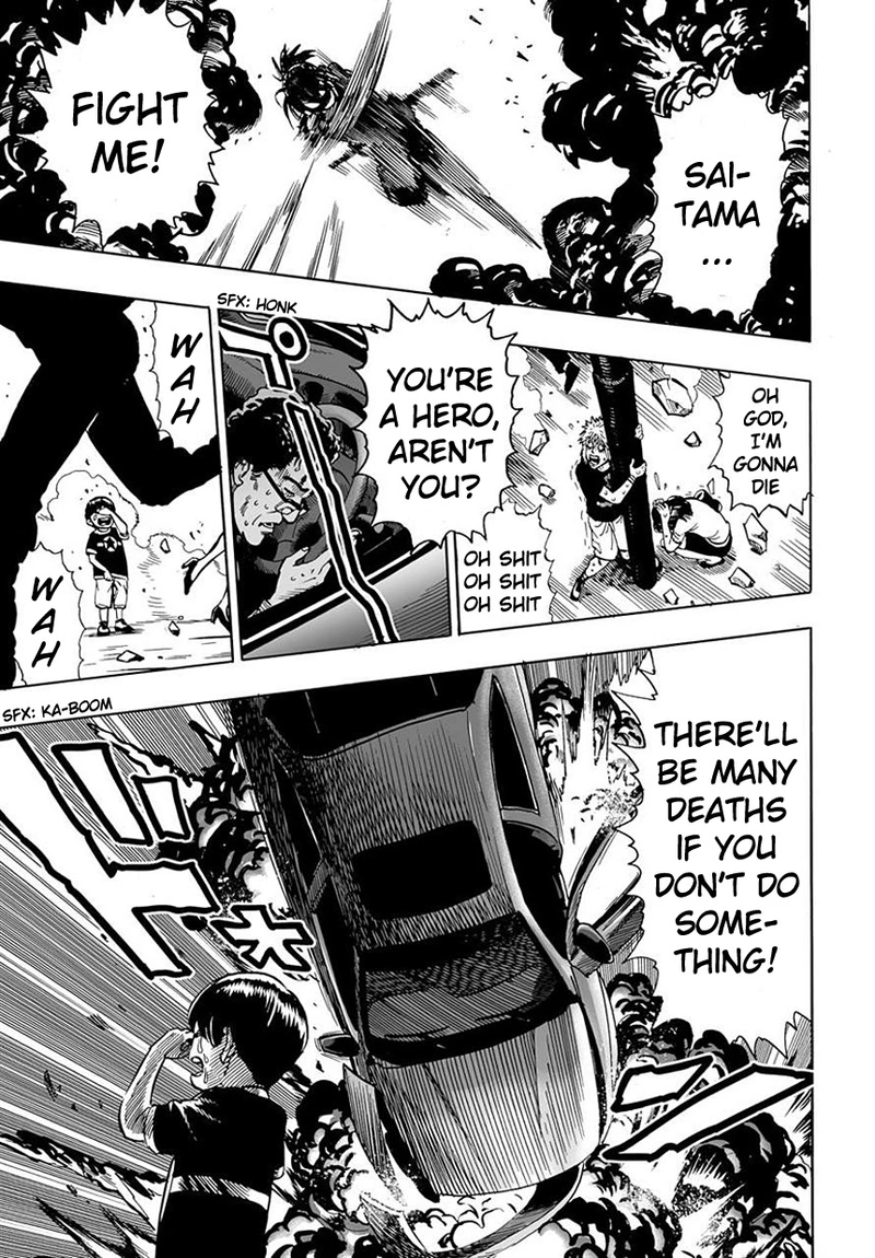 One Punch Man Manga Chapter 19 page 22 - No Time for This